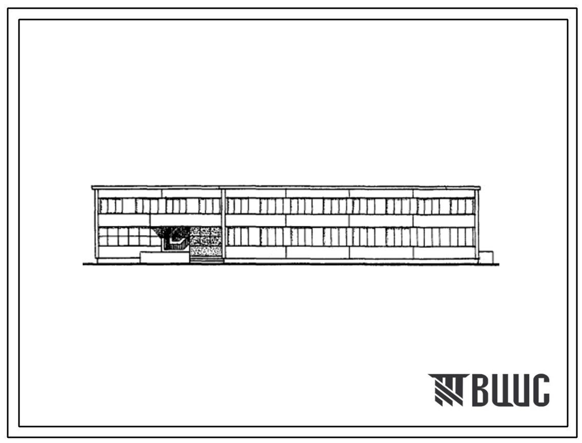 Типовой проект 221-9-52 Спальный корпус (интернат) на 120 мест в панельных конструкциях.