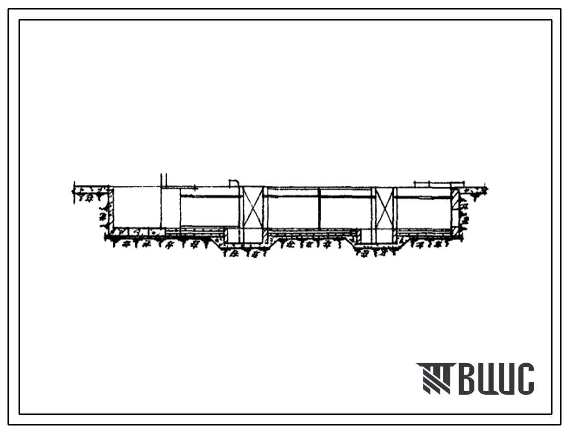 Типовой проект 503-150 Канавы из сборных железобетонных элементов для технического обслуживания и ремонта автобусов «ЛИАЗ-677» и «ИКАРУС-180»
