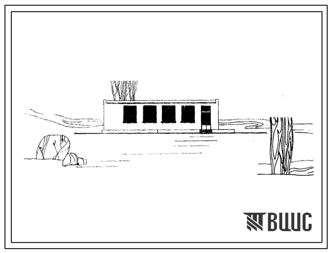 Типовой проект 817-61С Бригадный дом для строительства в 4 строительно-климатической зоне, в районах с сейсмичностью 7 баллов.