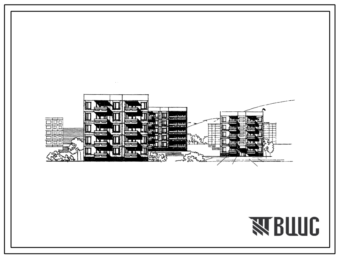 Типовой проект 135-0129с/1 Блок-секция пятиэтажная 15-квартирная рядовая ( двухкомнатных 2Б — 15). Для строительства в IВ климатическом подрайоне, II и III климатических районах.