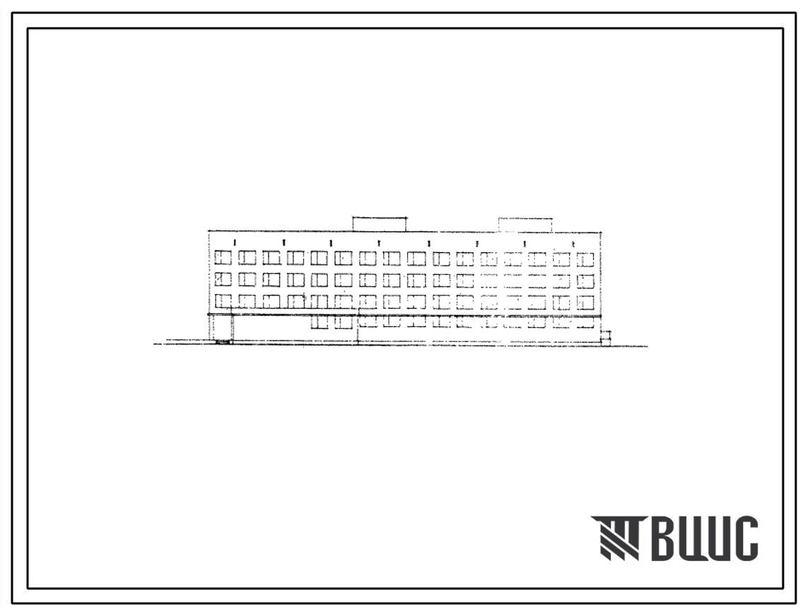 Типовой проект 284-5-12 Гостиница на 108 мест с номерами 1 и 2 категории для строительства во 2 и 3 строительно-климатических зонах.