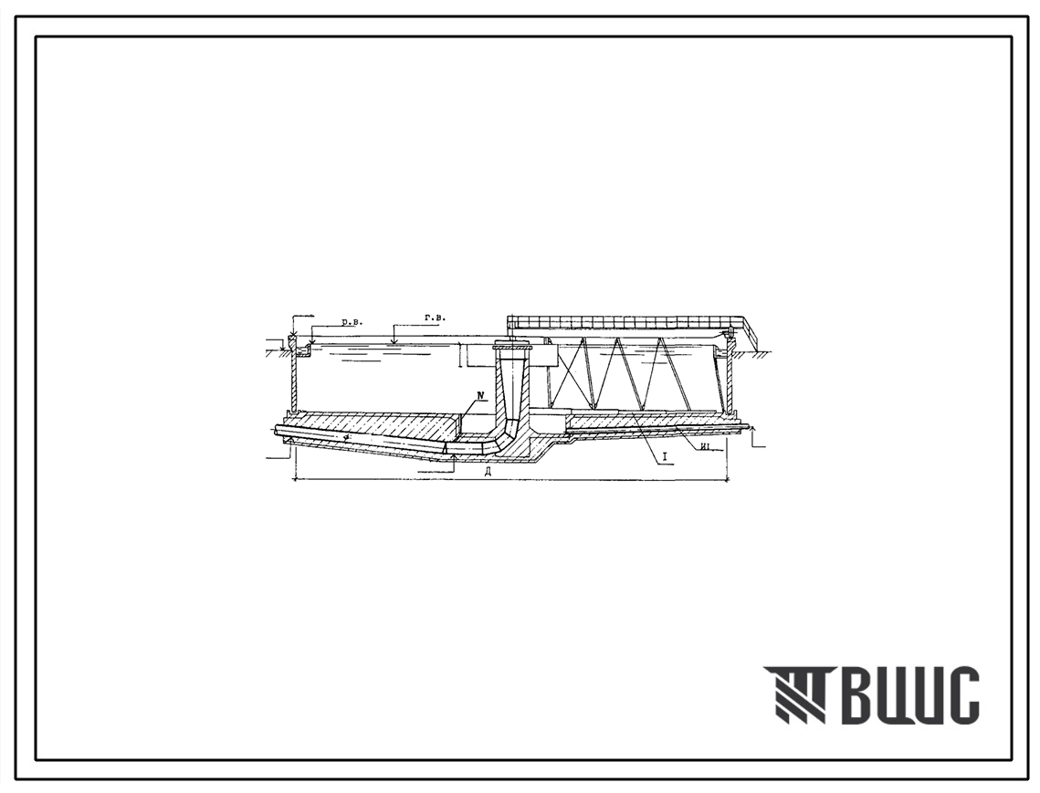 Типовой проект 902-2-469.89 Отстойники канализационные радиальные первичные из сборного железобетона диаметром 18 м