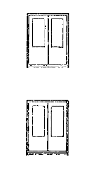Серия 1.136-10 Двери деревянные внутренние для жилых и общественных зданий по ГОСТ 6629-74
