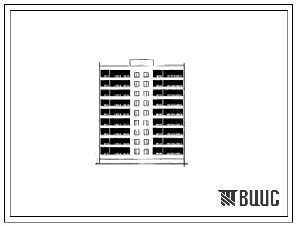 Типовой проект 85-013 Девятиэтажная блок-секция рядовая, торцевая левая и торцевая правая на 36 квартир (однокомнатных 1Б-9, двухкомнатных 2Б-9, трехкомнатных 3Б-9, четырехкомнатных 4Б-9). Для строительства 1В, 2Б, 2В, 2Г, 3А, 3В климатических подрайонах.