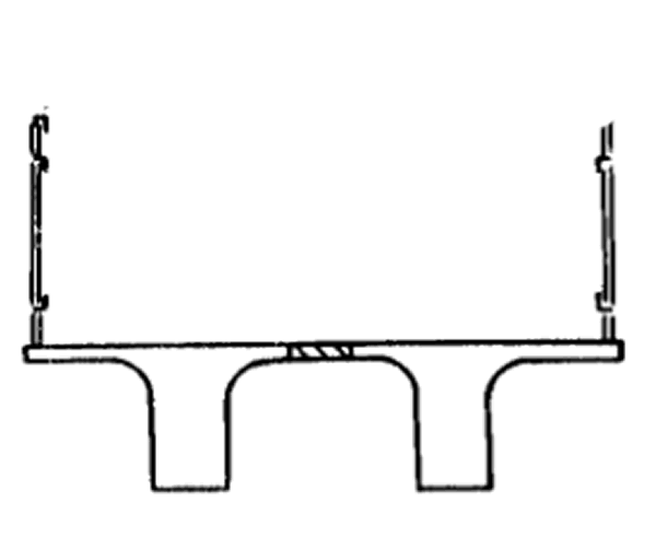 Фасады Серия 3.501.1-165 Пешеходные мосты через железные дороги. Выпуск 2-3 Пролетные строения длиной от 24 до 36 м металлические с железобетонной плитой. Металлические конструкции. Технические условия