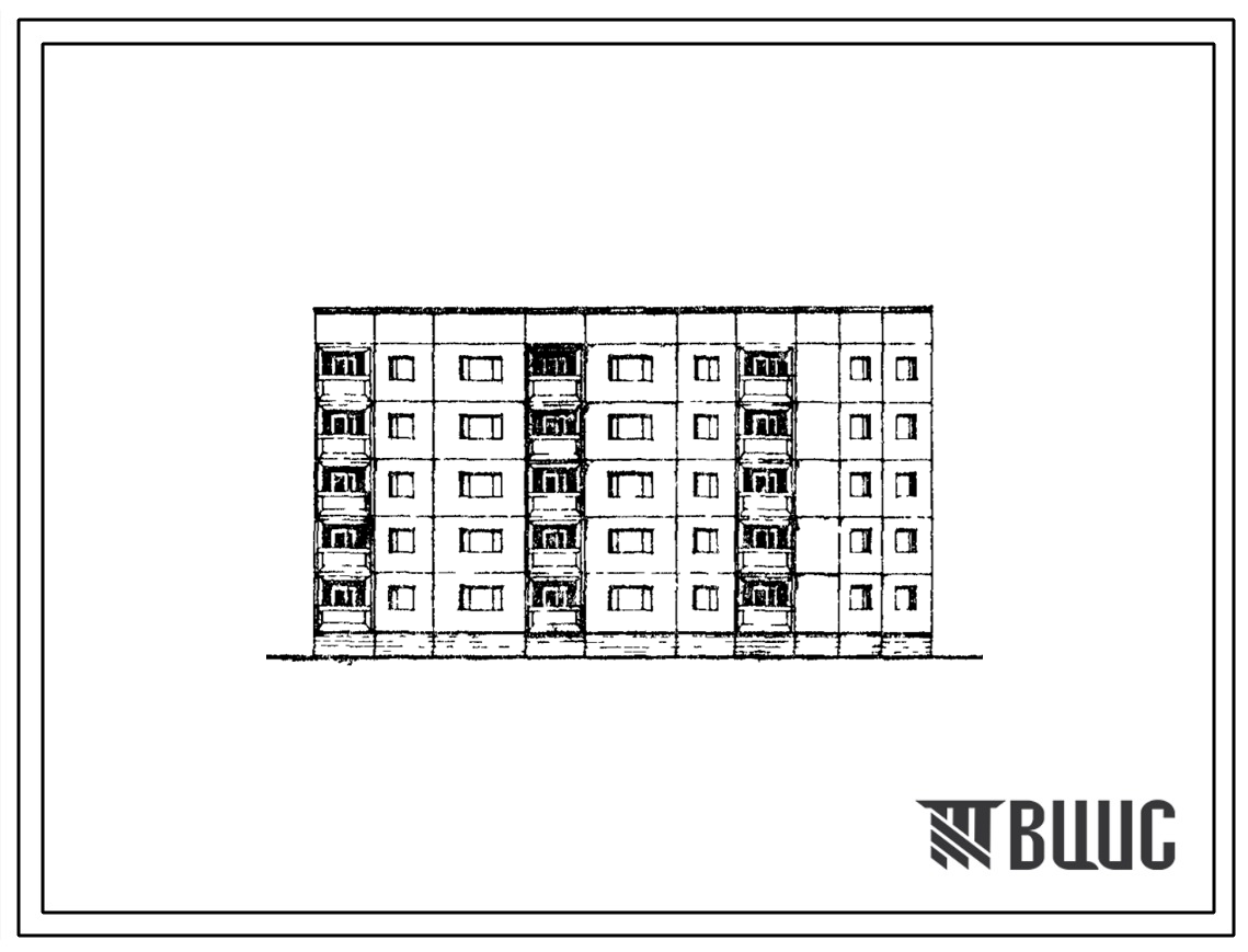 Типовой проект 97-0273c.86 Пятиэтажная блок-секция 20-квартирная поворотная с внутренним углом 135 градусов.Сейсмичность 7 баллов.