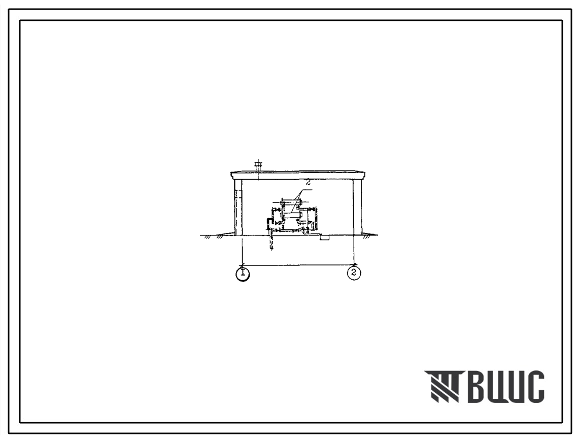 Типовой проект 901-2-195.91 Насосная станция на водозаборной скважине с насосами ЭЦВ производительностью от 70 до 150 м3/ч и бактерицидными установками ОВ-50