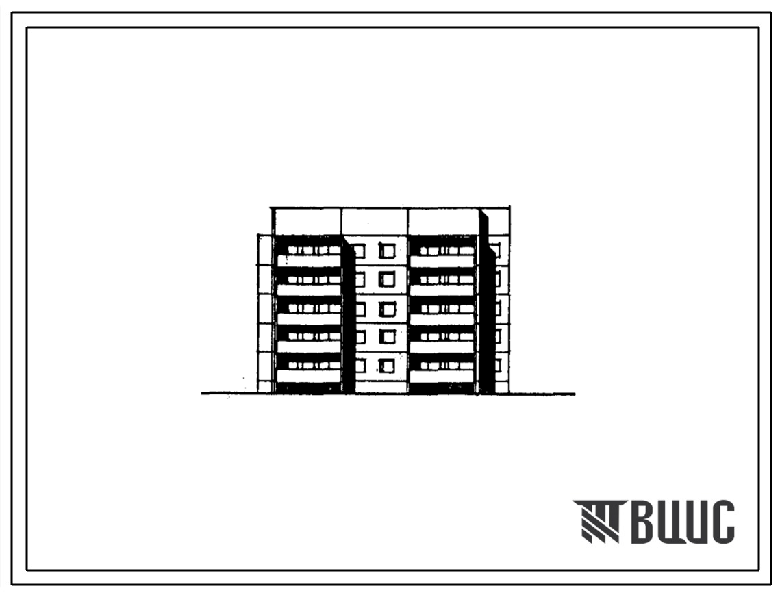Типовой проект 75-023/1.2 Блок-секция 5-этажная 20-квартирная угловая левая 2Б-2Б-3Б-3А