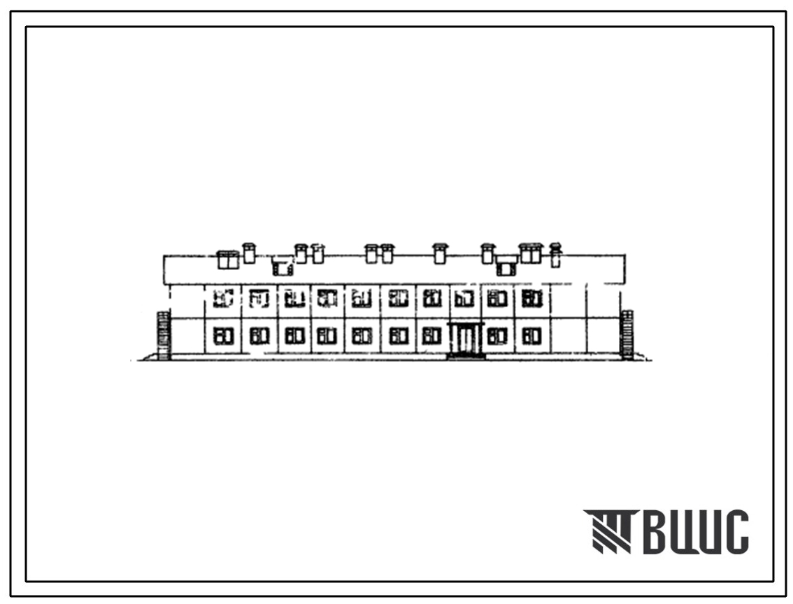 Типовой проект 221-9-80с Спальный корпус (интернат) на 120 мест для школ в индустриальных изделиях серии «48».