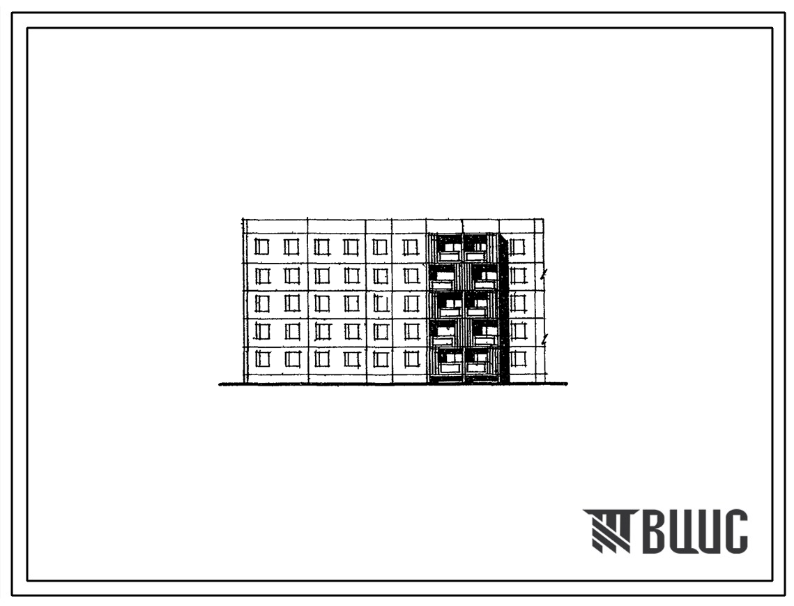 Типовой проект 84-09 5-этажная 24-квартирная торцевая левая блок-секция 3Б.4Б-2Б.1Б.2Б (однокомнатных 1Б-4, двухкомнатных 2Б-9, трехкомнатных 3Б-7, четырехкомнатных 4Б-4) для строительства в 1В климатическом подрайоне, во 2 и 3 климатических районах.