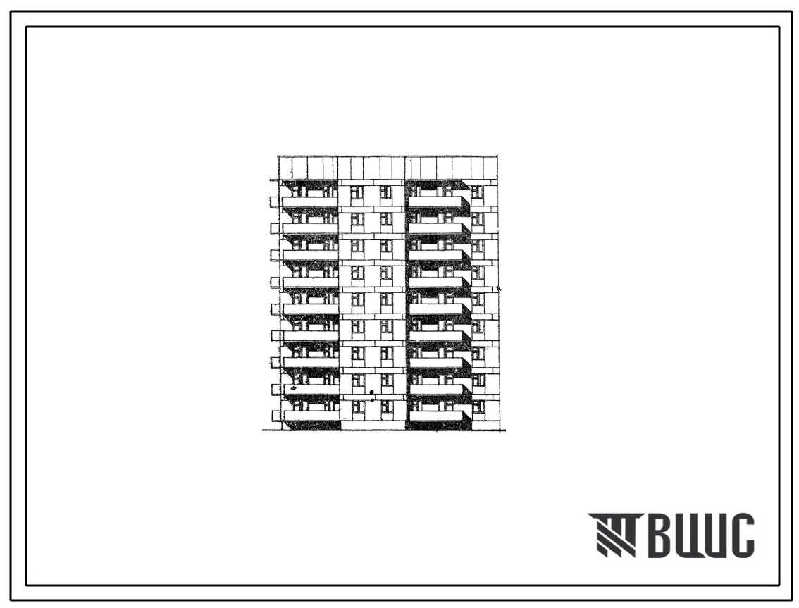 Типовой проект 81-010 Девятиэтажная 36-квартирная угловая левая блок-секция на 36 квартир (двухкомнатных 2Б-19, трехкомнатных 3А-17). Для строительства в 1В, 2Б и 2В климатических подрайонах.