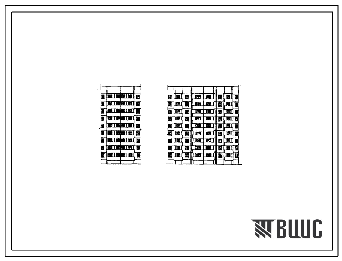 Типовой проект 83-054.86 Девятиэтажные блок-вставки поворотные с внешним и внутренним углами 1350 к блок-секциям 83-014/1.2, 83-015/1.2, 83-016/1.2, 83-029/1.2. Для строительства в г.Туле, Рязани, Калуге, Стерлитамаке, Новомосковске