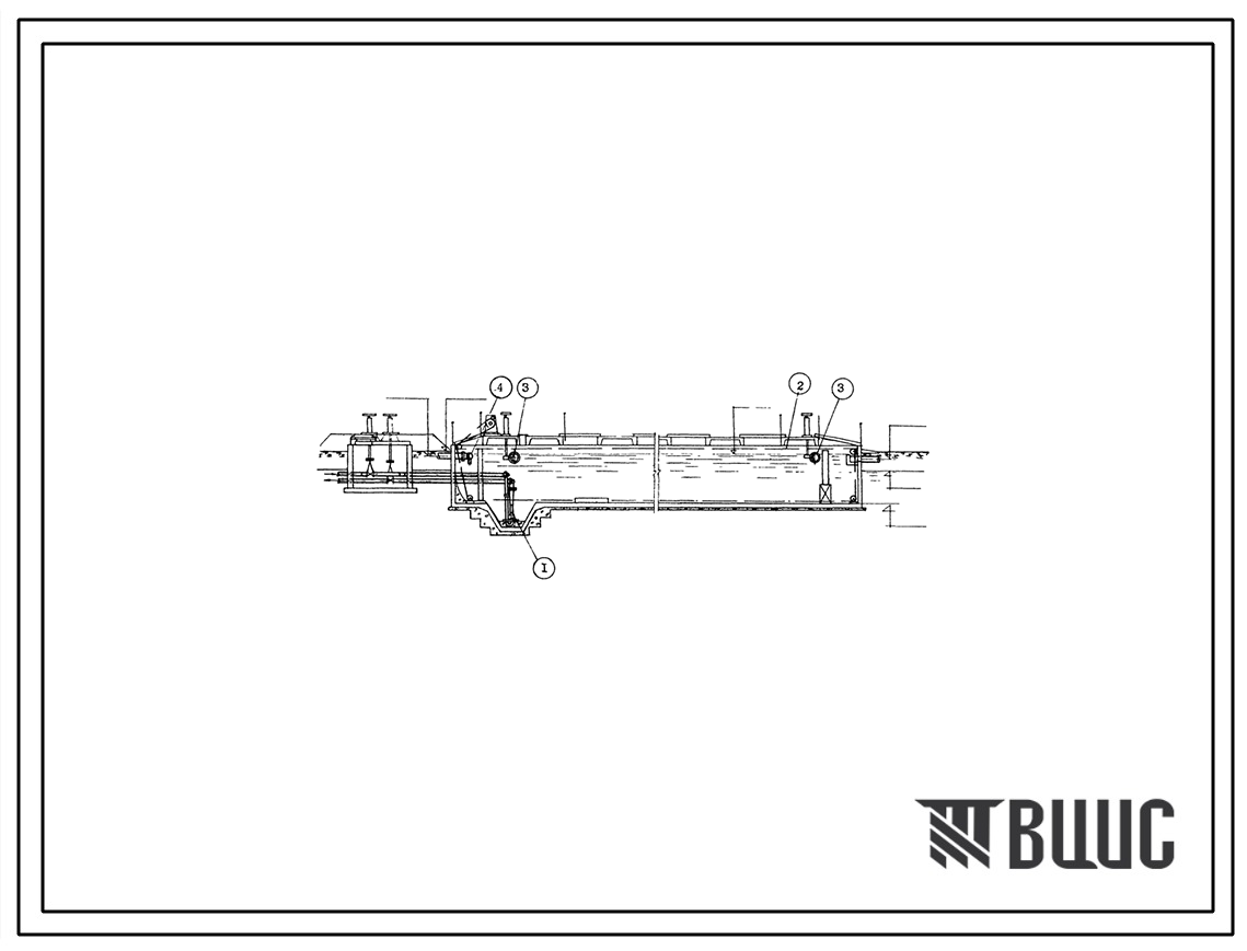 Типовой проект  902-2-42 Нефтеловушка из сборных железобетонных элементов на расход воды 30 л/сек