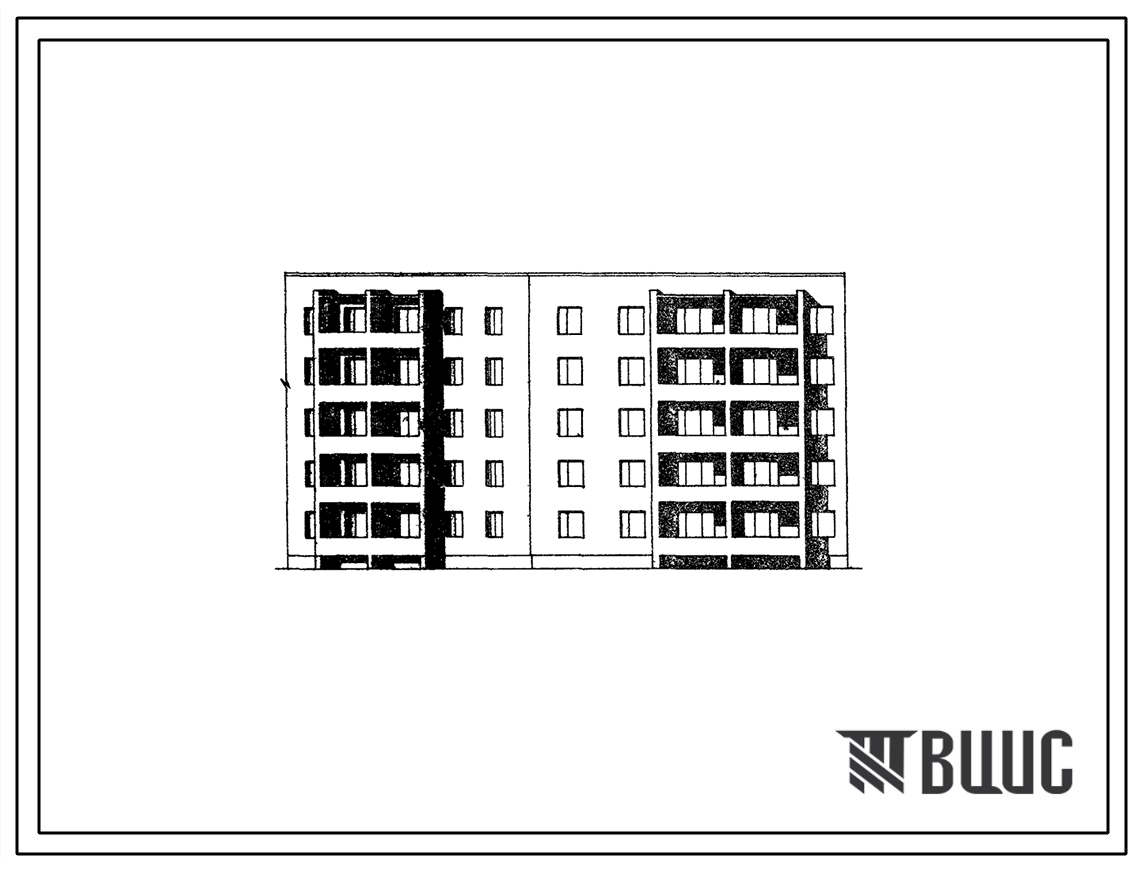 Типовой проект 86-023 Пятиэтажная блок-секция поворотная с внешним углом на 20 квартир (двухкомнатных 2Б-1, трехкомнатных 3А-9, трехкомнатных 3Б-1, четырехкомнатных 4Б-9). Для строительства в 1В, 2В, 2Б, 2Г климатических подрайонах.