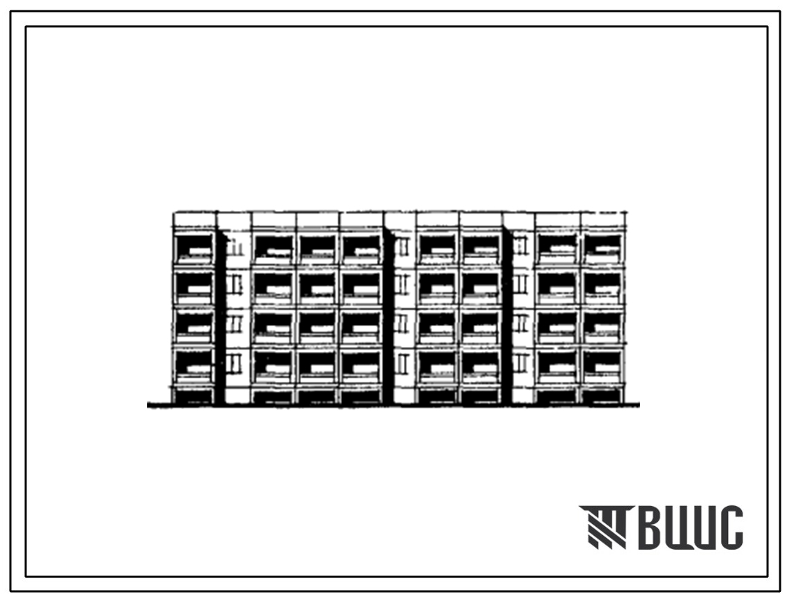Типовой проект ТДСК-71А/77-012сп/1 Блок-секция четырехэтажная 24-квартирная    с правым торцовым окончанием (двухкомнатных 2А — 12, 2Б — 8, трехкомнатных 3Б - 4).