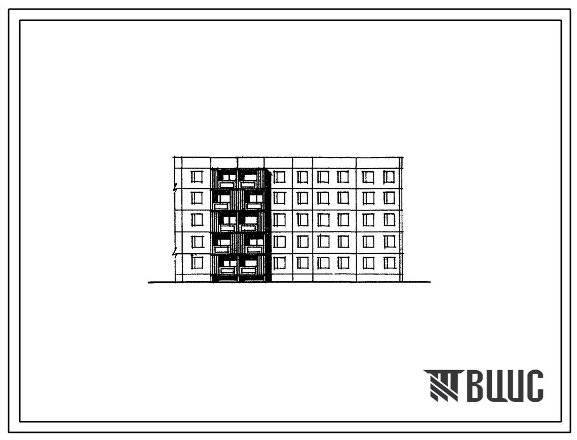 Типовой проект 84-010 5-этажная 24-квартирная торцевая правая блок-секция 2Б.1Б.2Б-4Б.3Б (обнокомнатных-1Б-4, двухкомнатных 2Б-9, трехкомнатных 3Б-7, четырехкомнатных 4Б-4) для строительства в 1В климатическом подрайоне, во 2 и 3 климатических районах.