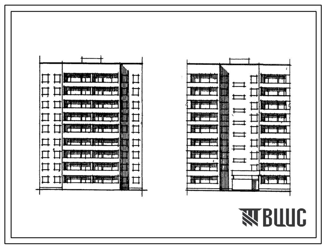 Типовой проект 86-014 9-этажная 36-квартирная 1Б.2Б.3А.4Б (однокомнатных 1Б-9, двухкомнатных 2Б-10, трехкомнатных 3А-8, четырехкомнатных 4Б-9) для строительства в 1Б, 2Б, 2В, 2Г климатических подрайонах.