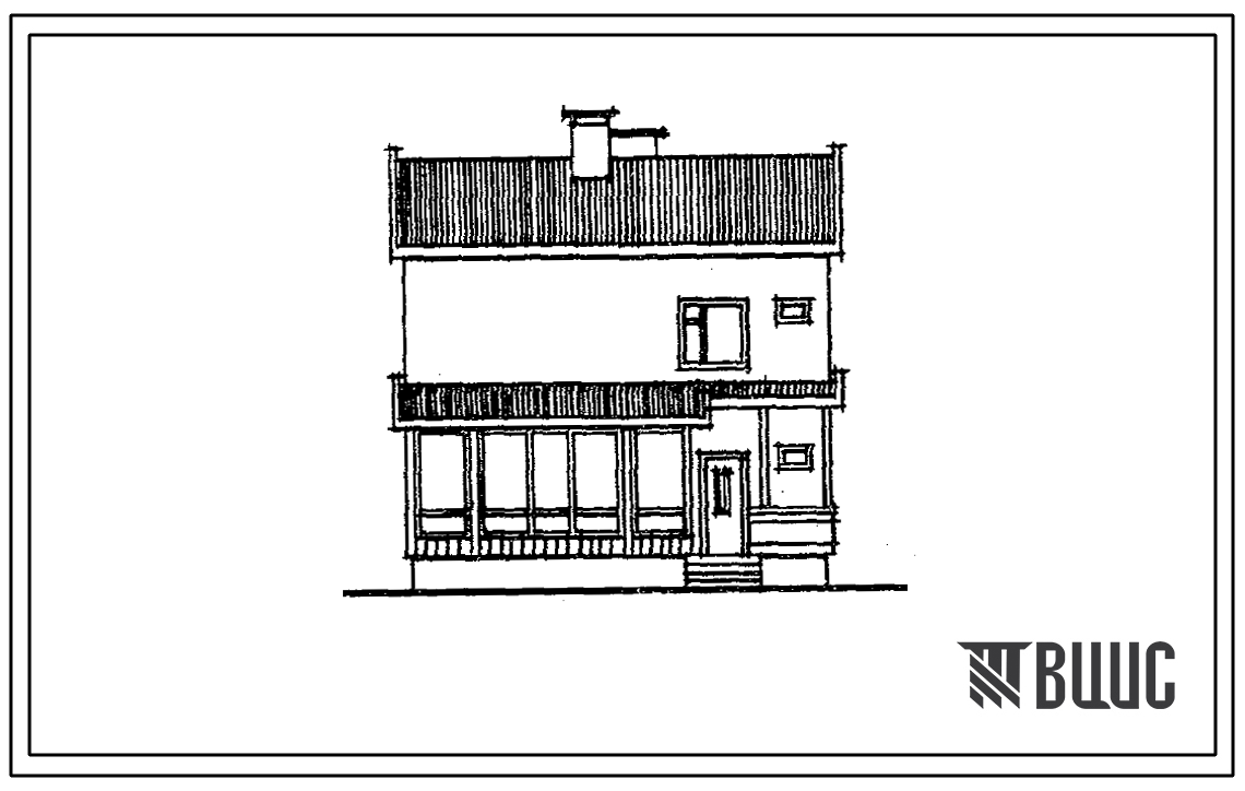 Типовой проект 143-216-26.86 Одноквартирный двухэтажный шестикомнатный жилой дом усадебного типа
