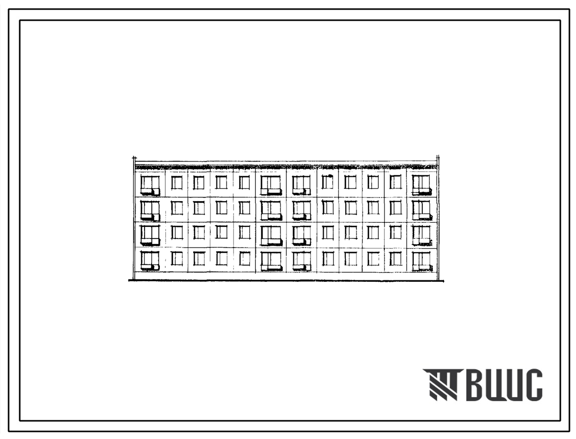 Типовой проект 76-025СП/1 Четырехэтажная блок-секция на 16 квартир (четырехкомнатных 4Б — 8, пятикомнатных 5Б — 8). Для строительства в IVА и IVГ климатических подрайонах на грунтах II типа просадочности, сейсмичностью 9 баллов.