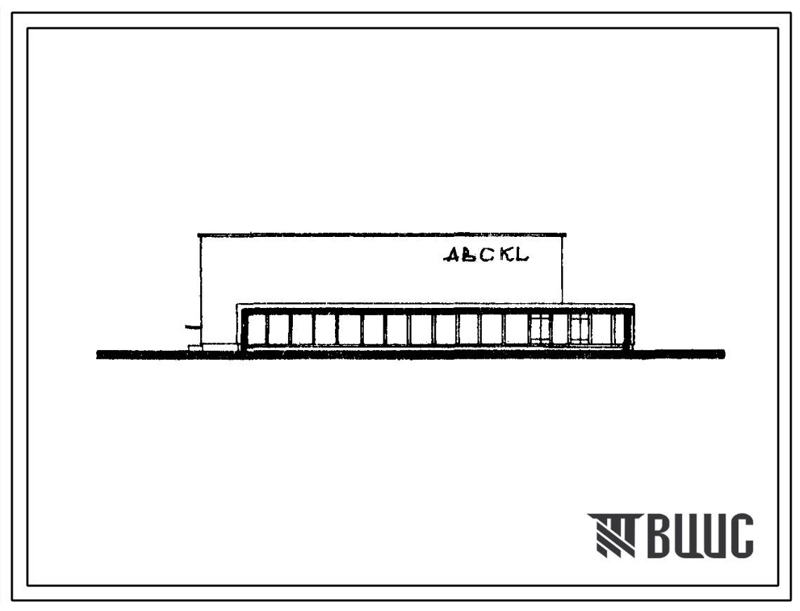 Типовой проект 264-13-23 Широкоэкранный кинотеатр на 400 мест. Для строительства во II строительно-климатической зоне.