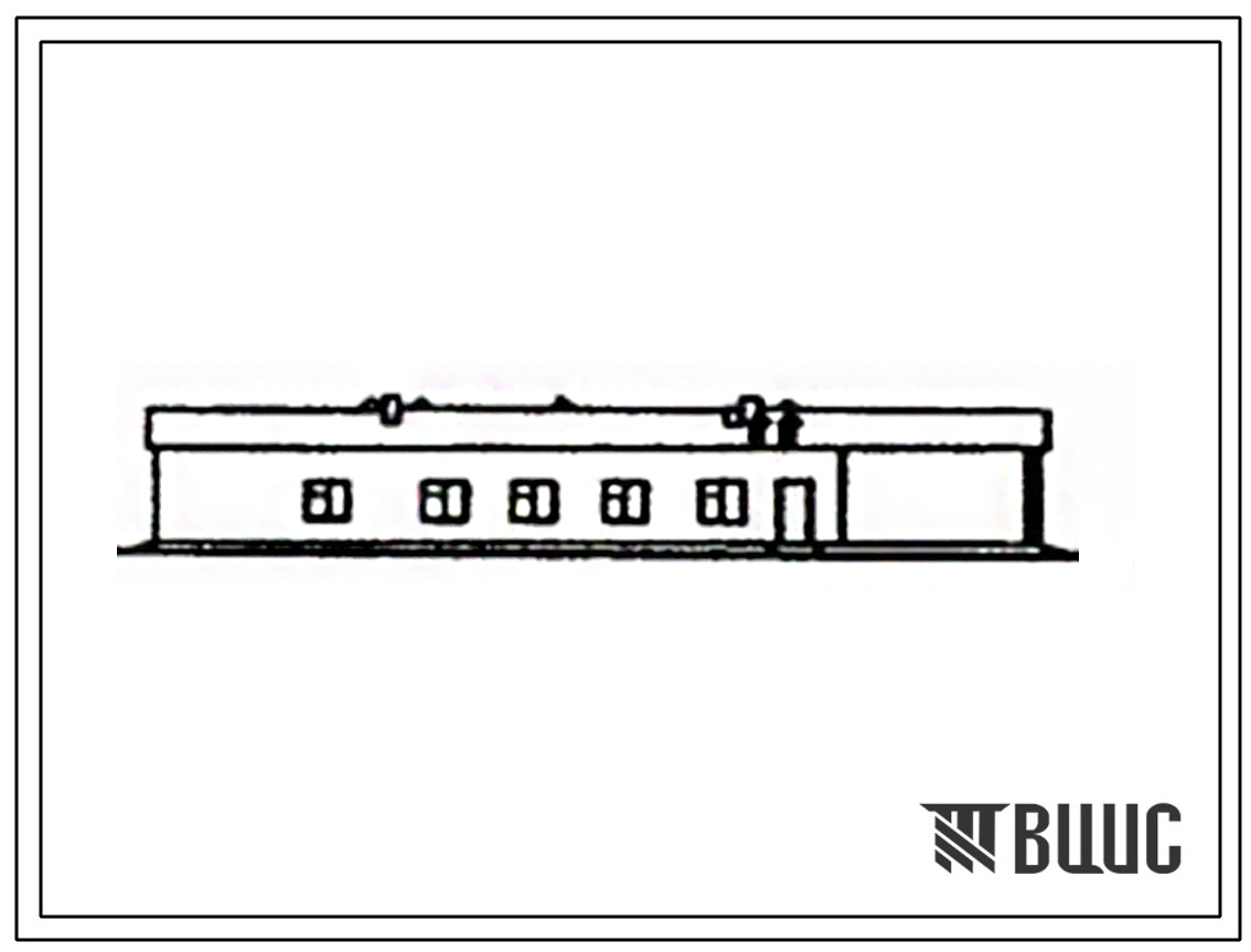 Типовой проект 803-9-26.84 Здание подсобно-вспомогательного назначения для овцеферм на 5-9 тыс.маток (стены кирпичные).