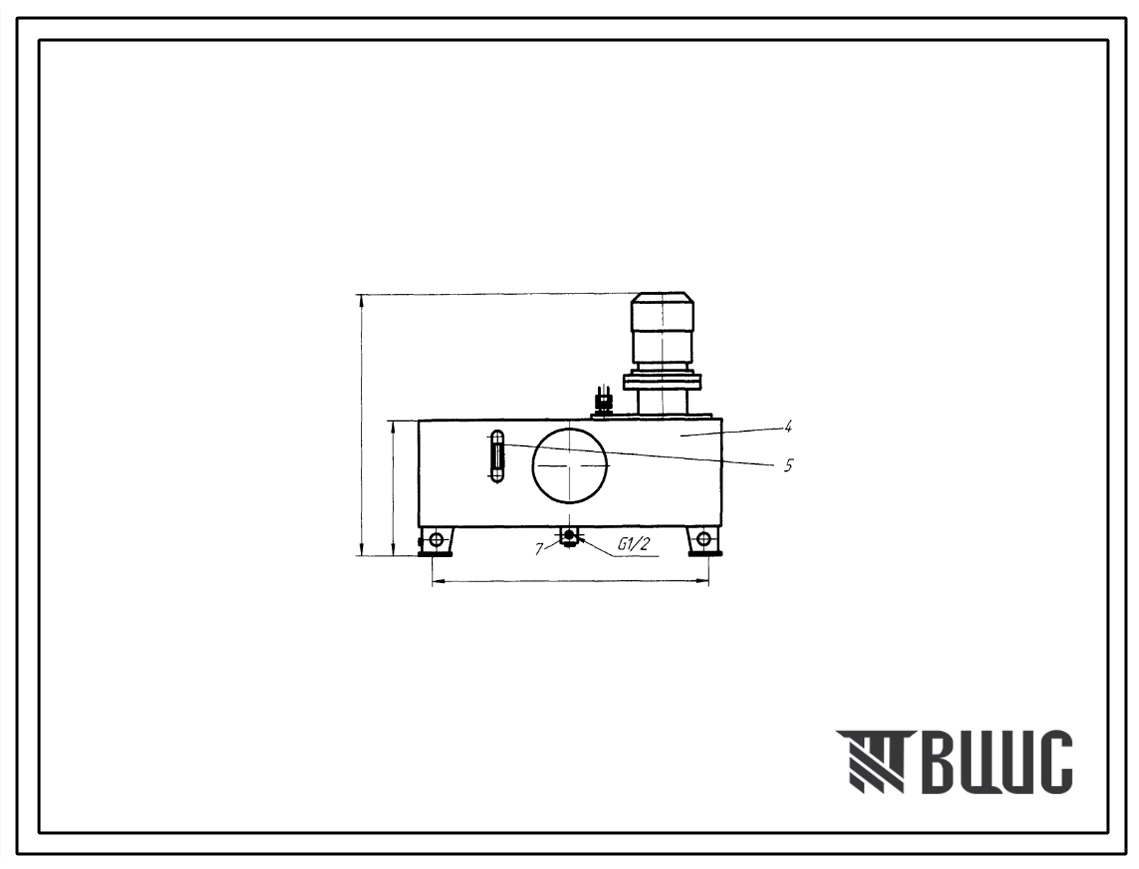 Шифр С160ВНШ05.3011-1РД-1РПИ Насосная установка С160ВНШ05.3011-1РД-1РПИ