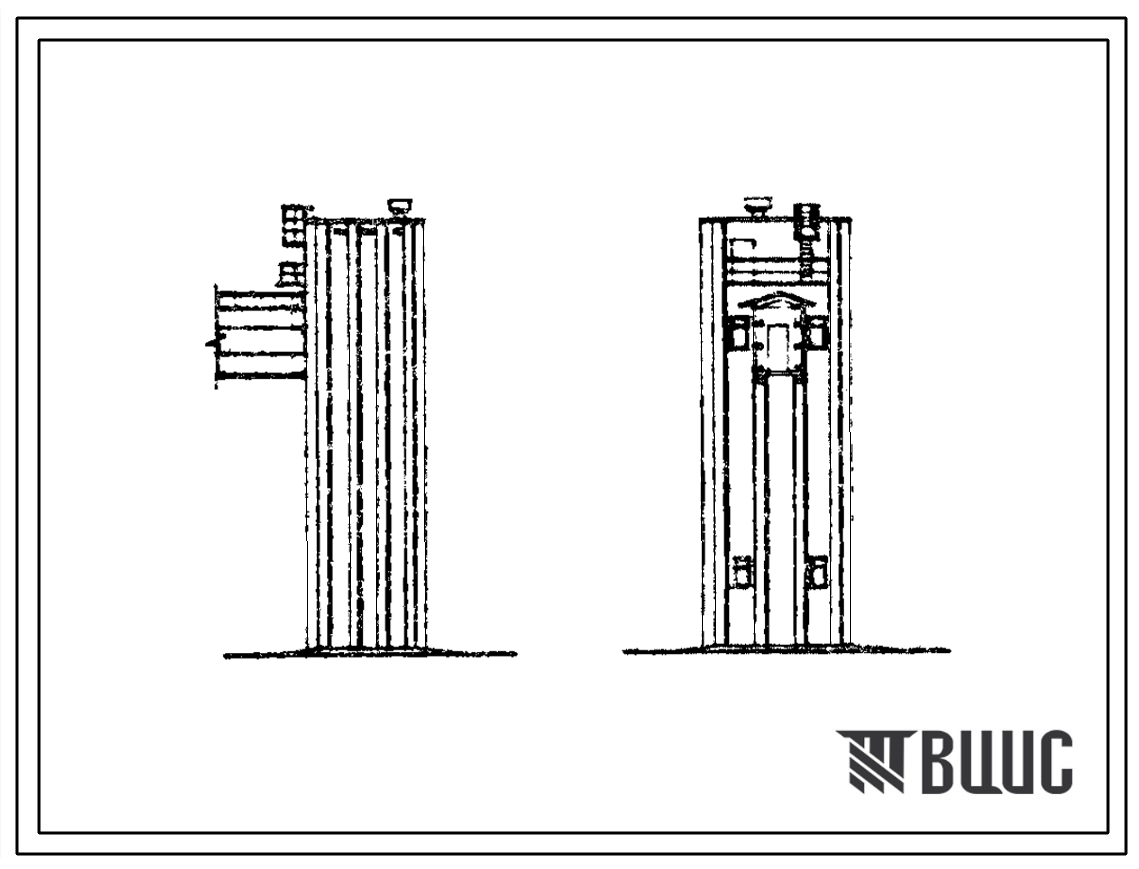 Типовой проект 902-5-27.86 Башня лифта метантенков объемом 1100 куб.м