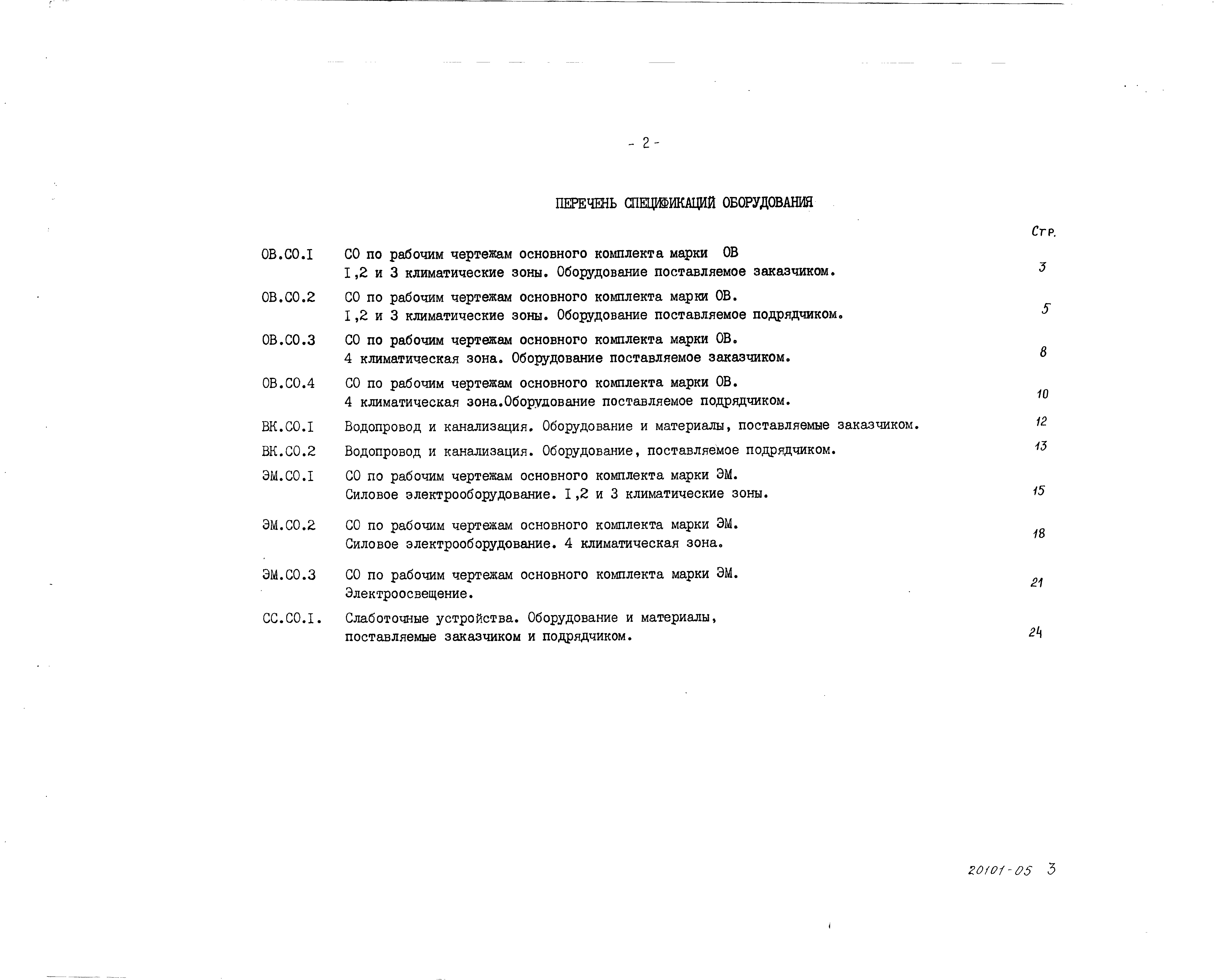 Состав фльбома. Типовой проект A-II,III,IV-300-285.84Альбом 5 Спецификации оборудования