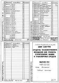 Состав альбома. Шифр 11.80-ТНО СредстваВыпуск 052 Шкаф вытяжной НВЯ-00-00