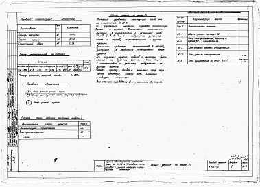 Состав альбома. Типовой проект 802-75Альбом 1 Архитектурно-строительная, технологическая, электротехническая части