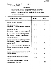 Состав альбома. Типовой проект 705-01-183.85Альбом 5 Сметы. Ведомости потребности материалов