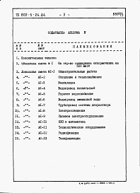 Состав альбома. Типовой проект 802-5-24.84Альбом 3 Сметы и Ведомости потребности в материалах