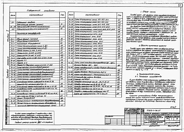 Состав альбома. Типовой проект 812-1-114.87Альбом 1 Общая пояснительная записка. Технология производства