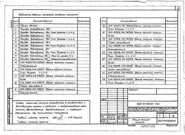 Состав альбома. Типовой проект 820-3-065.91Альбом 2 Конструкции железобетонные