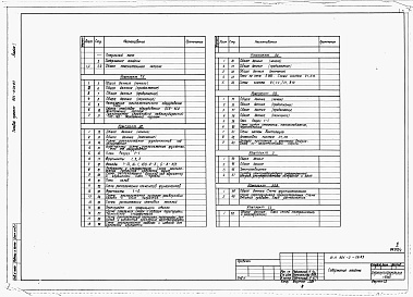 Состав альбома. Типовой проект 801-3-26.83Альбом 1 Общая пояснительная записка. Технология производства. Архитектурно-строительные решения. Внутренние водопровод и канализация. Отопление и вентиляция. Электротехническая часть. Автоматизация систем отопления и вентиляции. Связь и сигнализация.    