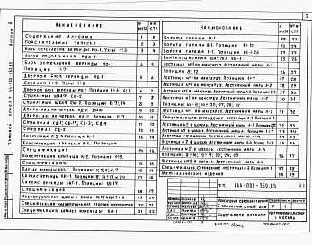 Состав альбома. Типовой проект 144-000-360.85Альбом 2  Изделия заводского изготовления