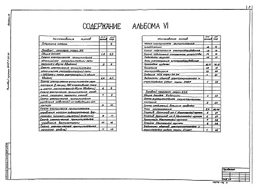 Состав альбома. Типовой проект 902-1-93.84Альбом 6 Силовое электрооборудование. Технологический контроль. (из типового проекта 902-1-92.84).          