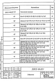 Состав альбома. Серия 3.501.3-184.03 ТрубыВыпуск 1 Элементы заводского изготовления. Рабочие чертежи