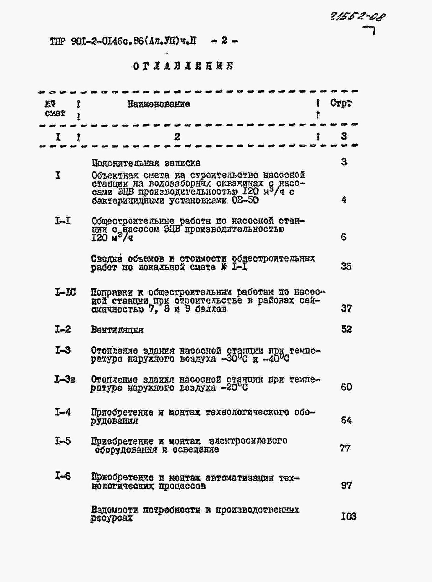 Состав фльбома. Типовой проект 901-2-0146с.86Альбом 7 Сметы