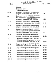 Состав альбома. Типовой проект 254-7-16.1.88Альбом 12 Ведомости потребности в материалах