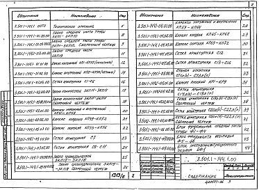 Состав альбома. Серия 3.501.1-144 ТрубыВыпуск 1 Индустриальные изделия. Рабочие чертежи 