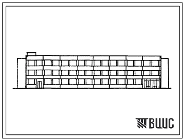 Типовой проект 503-1-15 Главный корпус автотранспортного предприятия на 150 грузовых автомобилей с дизельными двигателями с открытой стоянкой