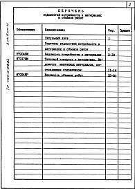 Альбом 6. Ведомость потребности в материалах. Ведомость объема работ.