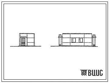 Типовой проект 416-5-28.84 Проходной пункт на 1 проход