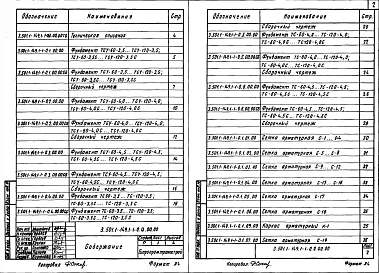 Выпуск 1-1 Фундаменты трехлучевые стаканные. Железобетонные элементы заводского изготовления. Рабочие чертежи
