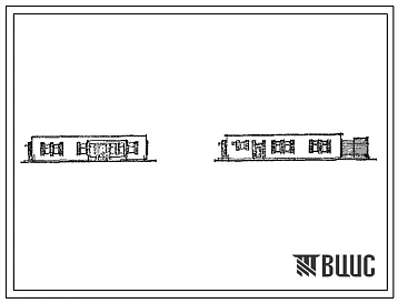 Типовой проект ВП-300-83 (04-76-КК) Чайная солдатская на 80 мест со стенами из кирпича и внутренним каркасом серии 1.020-1 и серии ИИ-04