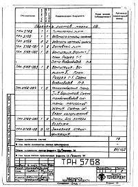 Альбом 3 Рабочие чертежи вентиляции (ТРН 5768)