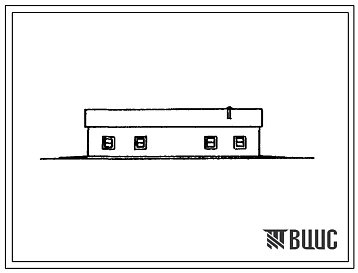 Типовой проект 416-4-138.90 Хозяйственный блок с гаражом. Состоит из летней кухни, бани, кладовой твердого топлива, кладовой с погребом, гаража с навесом для техники. Расчетная температура: -ЗОСС. Для т.п. 416-4-137.90: размеры здания - 12x10,9, стен