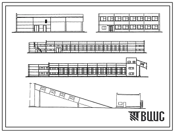 Типовой проект 409-15-40 База производственная ремонтно-строительного управления.