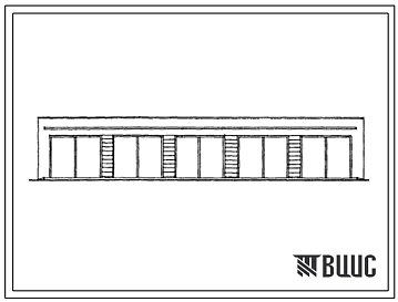 Типовой проект 503-2-24с.13.87 Гаражи на 5 и 10 машино-мест для автомашин, принадлежащих гражданам (для Молдавской ССР)